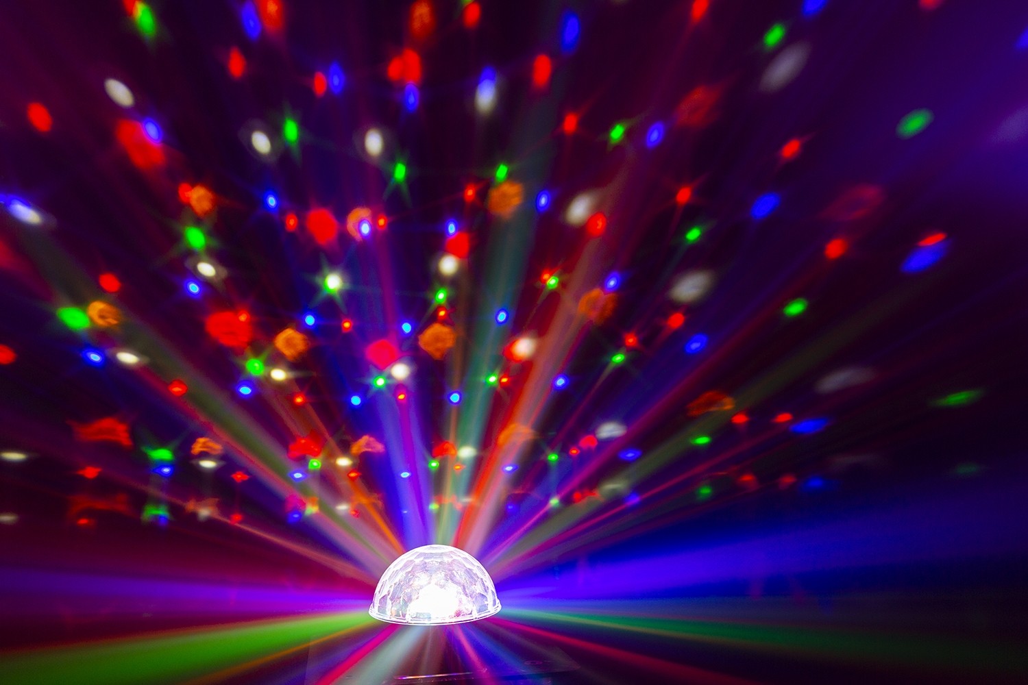 Mini Star Ball DMX LED 9 colori, Mod. JB90R