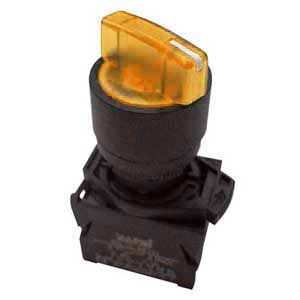 Selettore Luminoso Led Leva 2 Posizioni Fisse Giallo AP/INT/2565-I