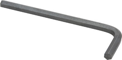 Chiave corta a brugola 6mm, finitura in PTFE grigio