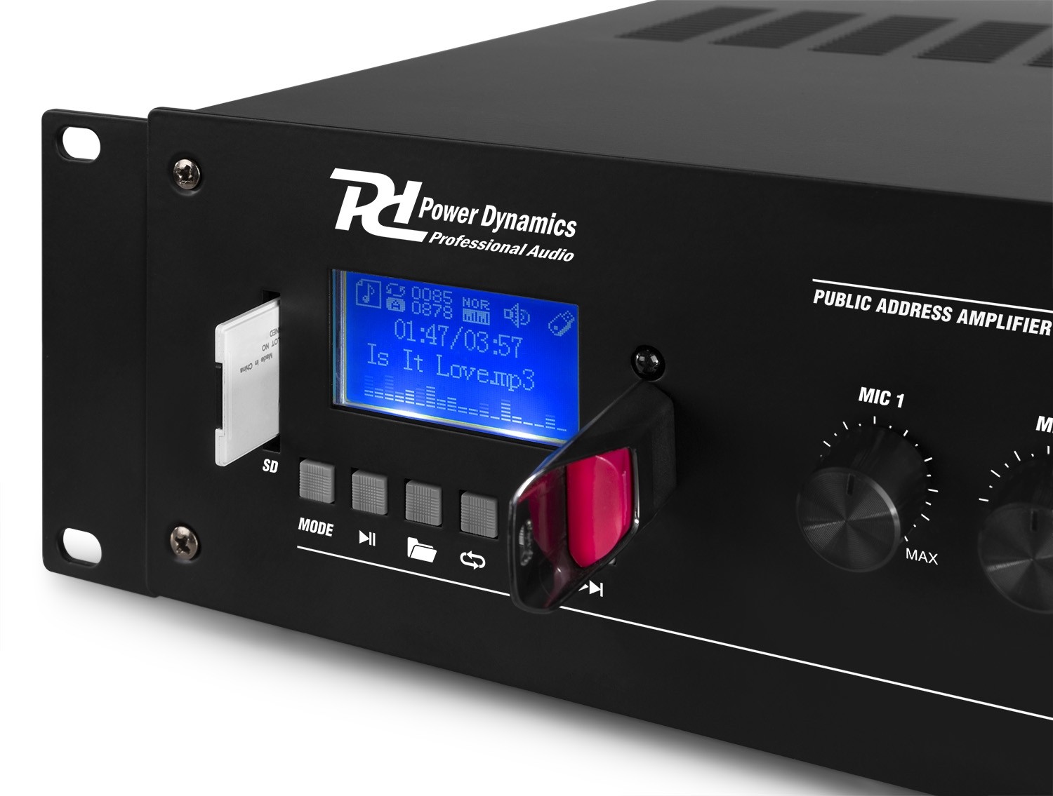 Amplificatore 60W  mono zona da 100V 8Ohm con BT, SD, USB mod. PRM60