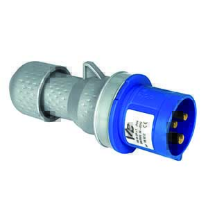 Spina Elettrica Industriale 2P+Terra Ip44-16A 230V Blu SP/VB213-I