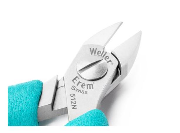 Tronchese con testa a taglio laterale – testa ovale, Serie 500 512N Weller