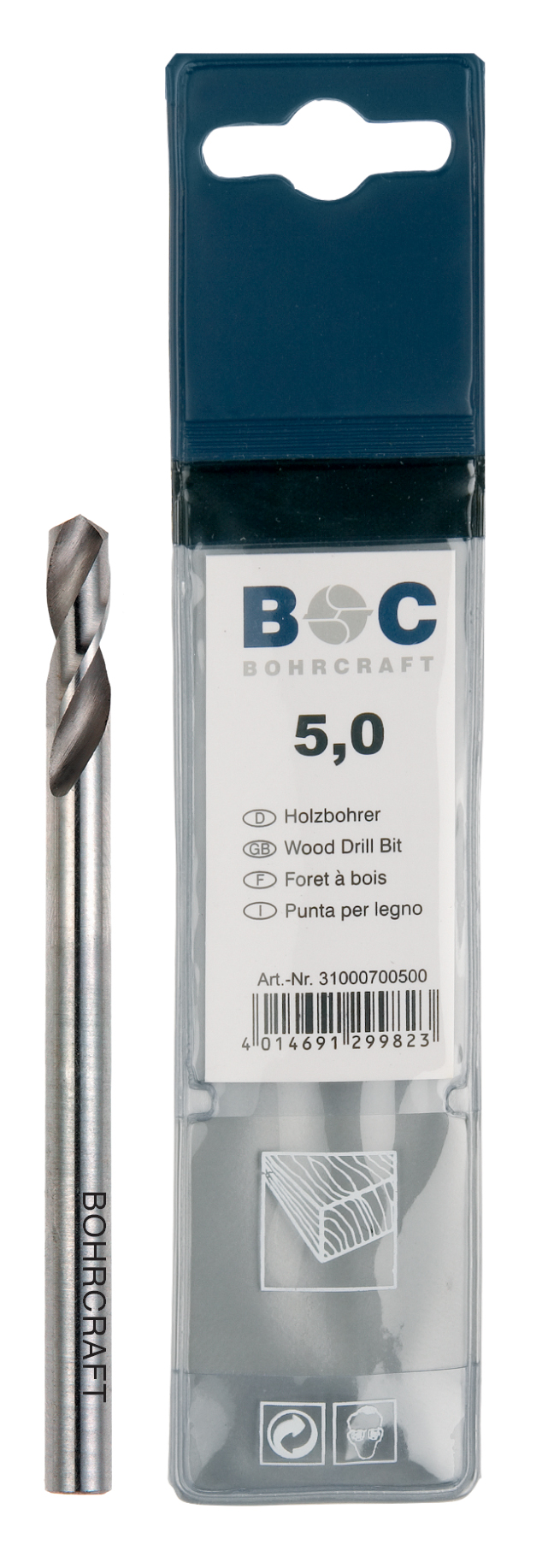 BOHRCRAFT 19360700001 Punta pilota in MD ø 8x102 mm