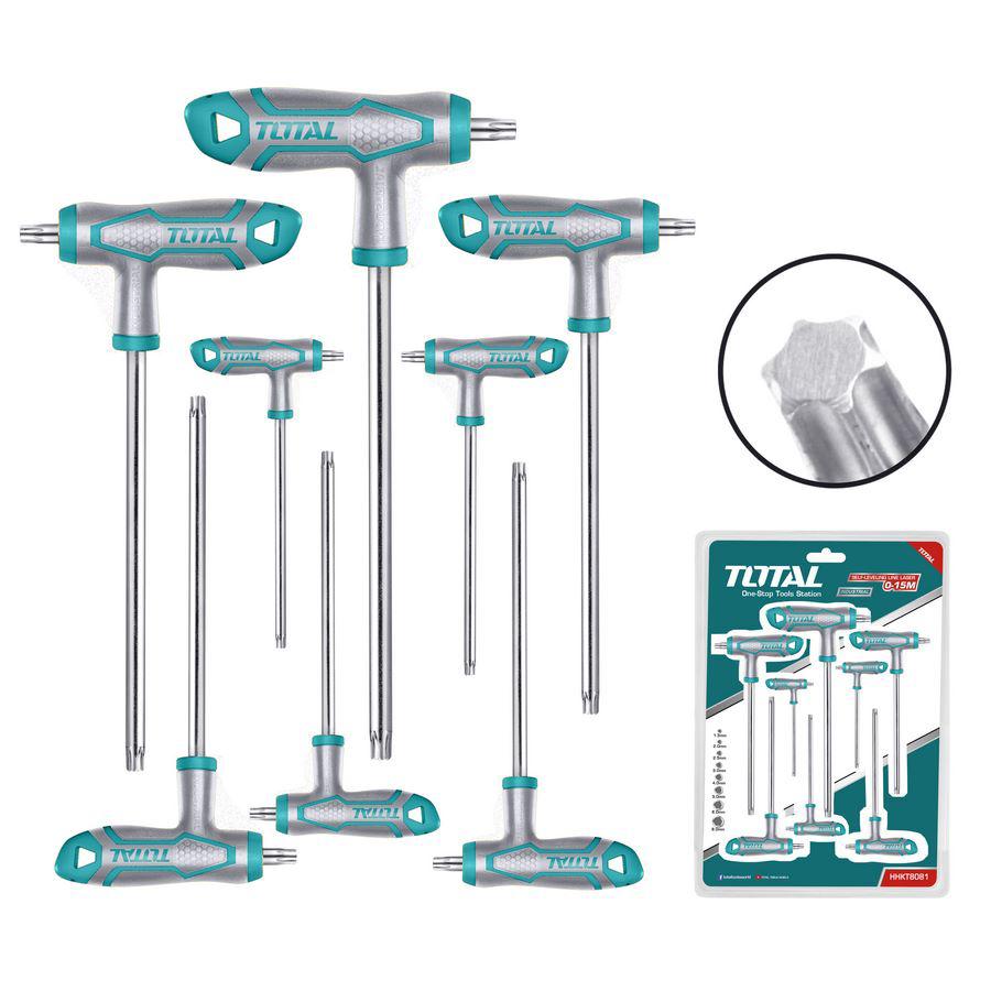 Chiavi Torx a T - Set da 8 - Industrial THHW8083