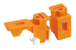 Morsetto Trasformatore 1 Posizione P.7.5mm Ø6 Arancio COMP/2611A-C