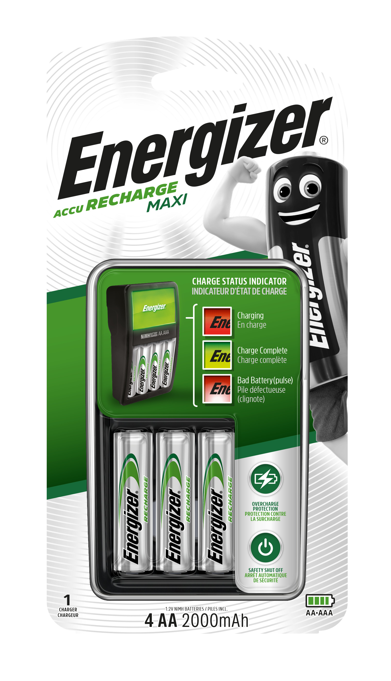ENERGIZER Maxi Char EU BP + 4AA