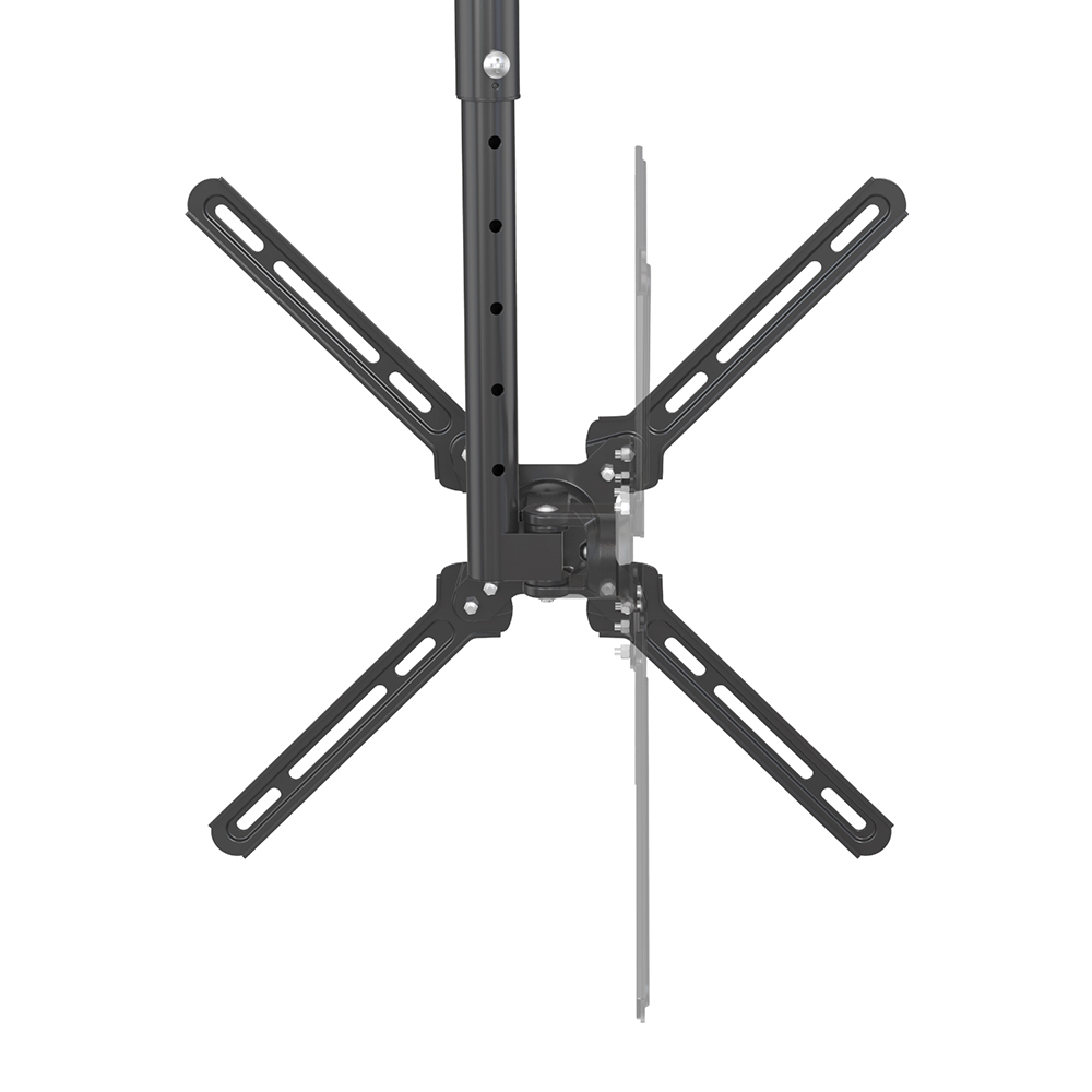 Supporto TV 22''-55''  da soffitto  con discesa regolabile  444-794mm nero, Mod. STV-IR-2255-S