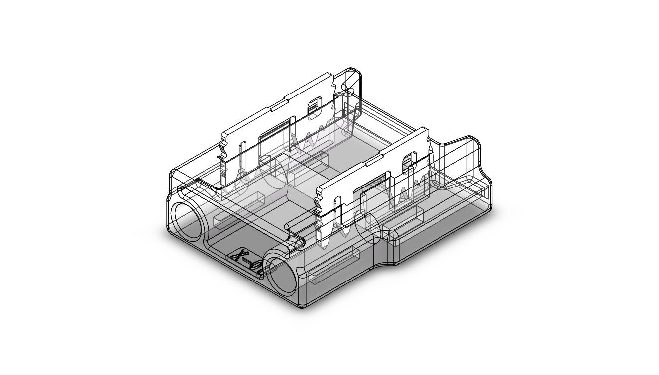 Connettore strip - cavo, 10mm 2 pin IP20 (cavo non incluso)
