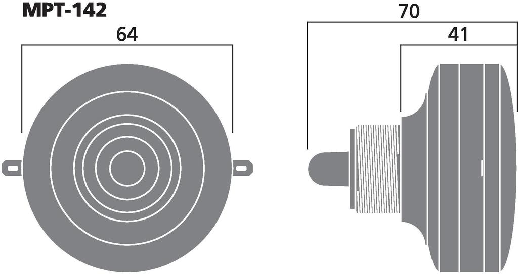 MPT-142 - tweeter piezo