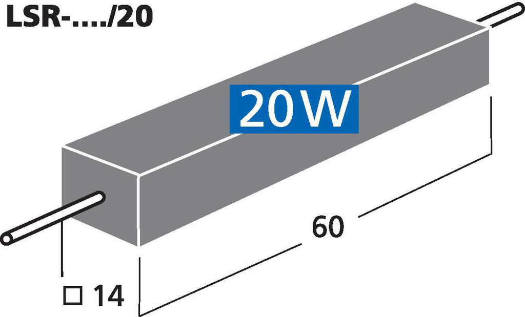 LSR-10/20 - Resistore di Potenza