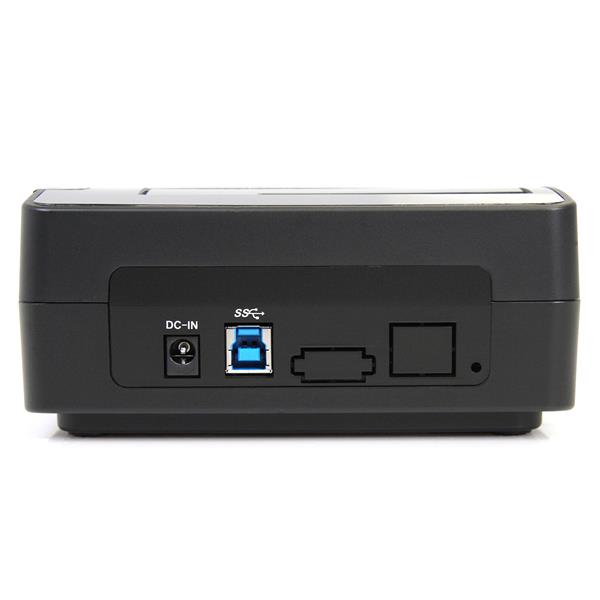 Startech.com SATDOCKU3S Docking Station per Hard Disk a Singolo Slot - Dock USB 3.0 (5 Gbps) per Hard Drive HDD/SSD SATA I/II/III da 2,5/3,5" - Slot con Carica dall'Alto (SATDOCKU3S)