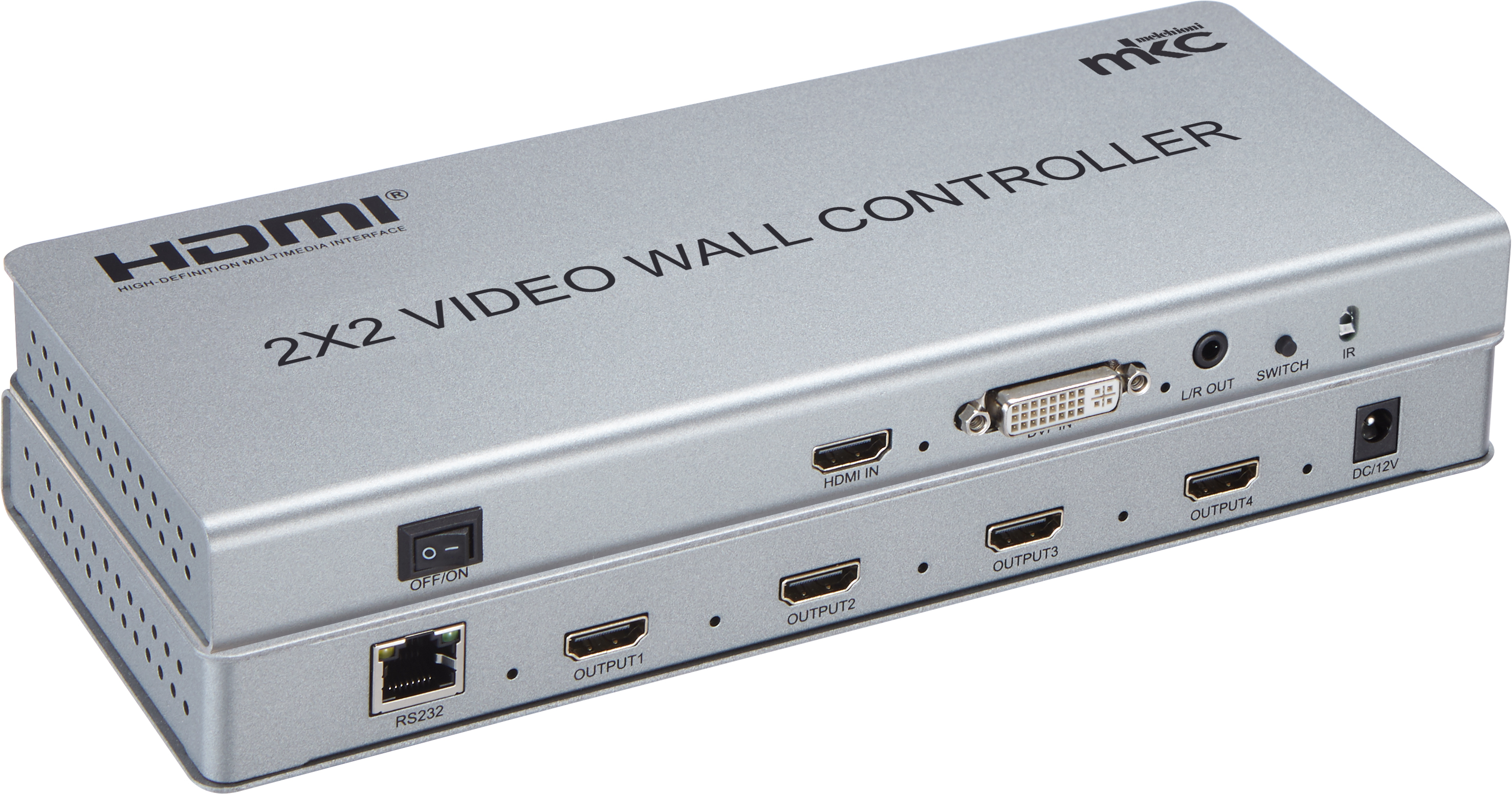 Controller HDMI per video wall 4K 2x2 mod. MK-VW2X2