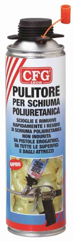 Pulitore Per Pistola Per Schiuma Poliuretanica P00728, Aerosol 500 mL P00728 CFG