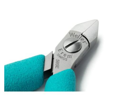 Tronchese con taglio laterale – testa rastremata, Serie 500 595E Weller