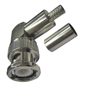 Spina BNC Crimpare 90° Rg58 GE35228T-I