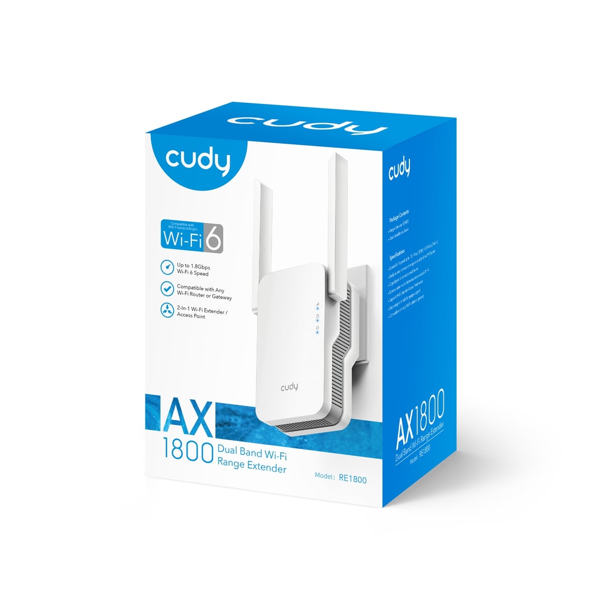 RE1800 - AX1800 Wi-Fi 6 Mesh Repeater