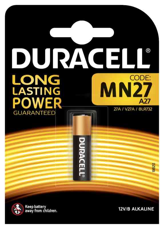 Duracell MN27 in blister da 1 pila