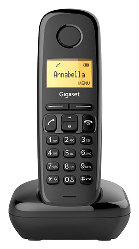 Telefono cordless Gigaset A270 con vivavoce - colore Nero