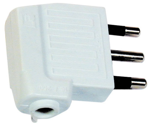 Spina rete bianca 90 2p+t 10a - conf. bulk MKC