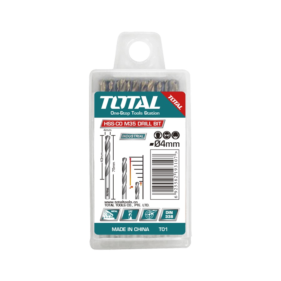 Punte HSS da 3mm per Metallo  TAC110301