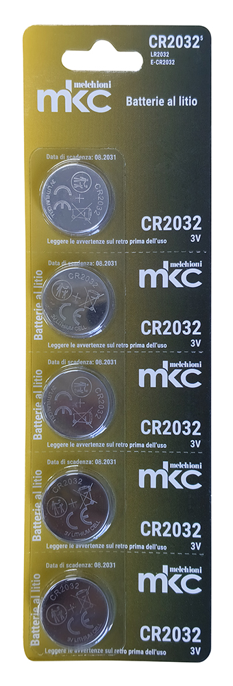 BATTERIA CR2032 LITIO 3V MKC BLISTER 5PZ