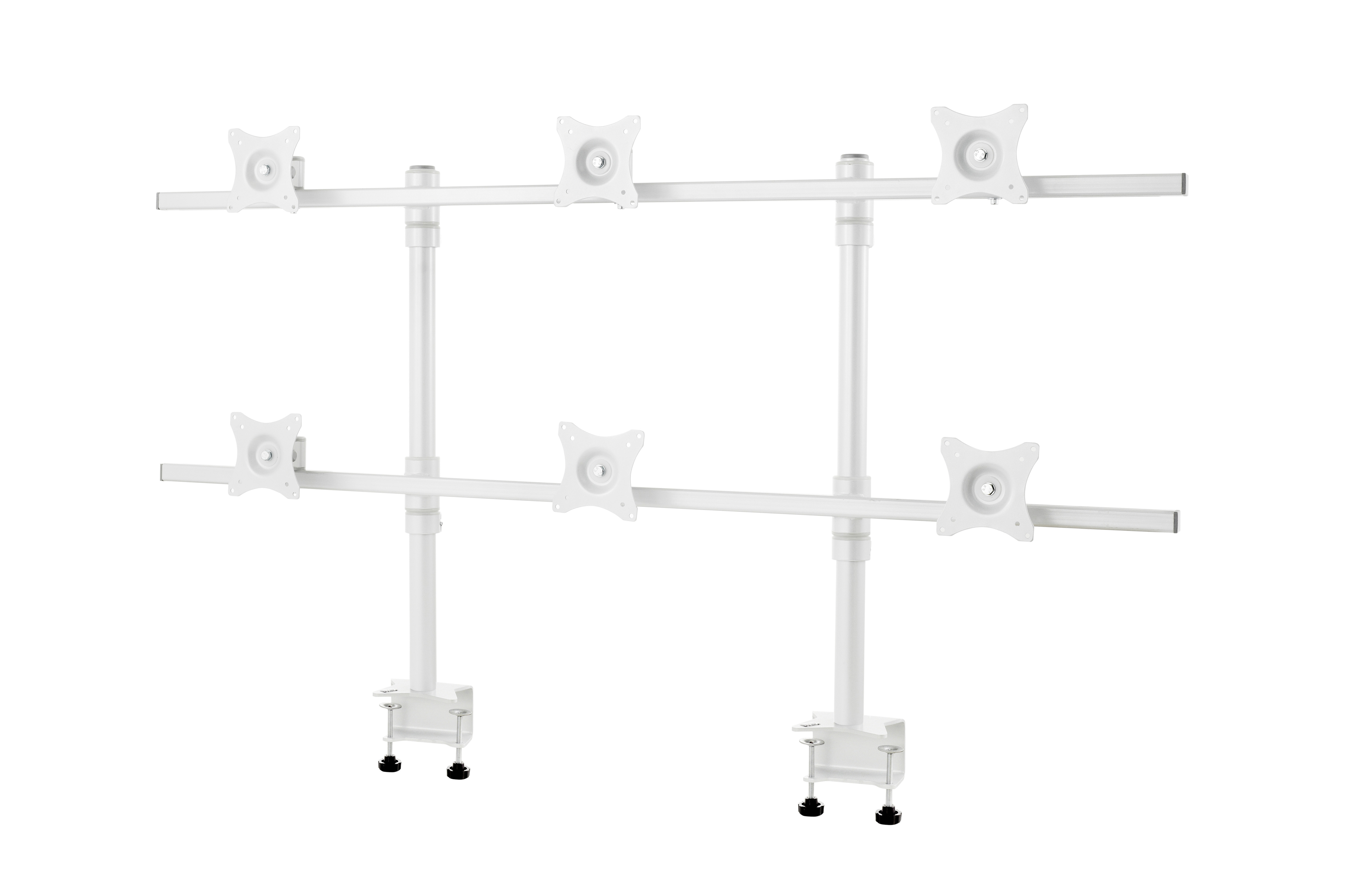 SV16c-B - Supporto da tavolo per sei schermi da 19-27".