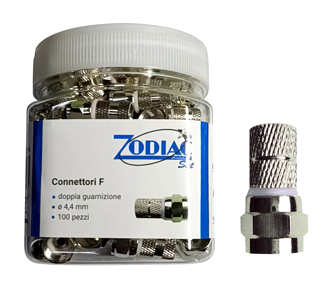 Connettori f in barattolo F 4,4MM C-ORING