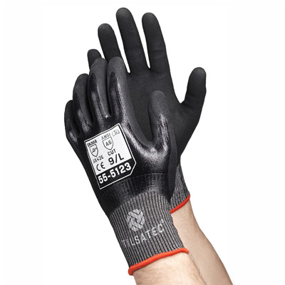 Guanti leggeri antitaglio Tilsatec 55-5123, in nitrile, taglia 9/L