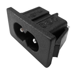Spina Di Alimentazione Snap-In Passo 8 2,5A 250V SPI/133-C