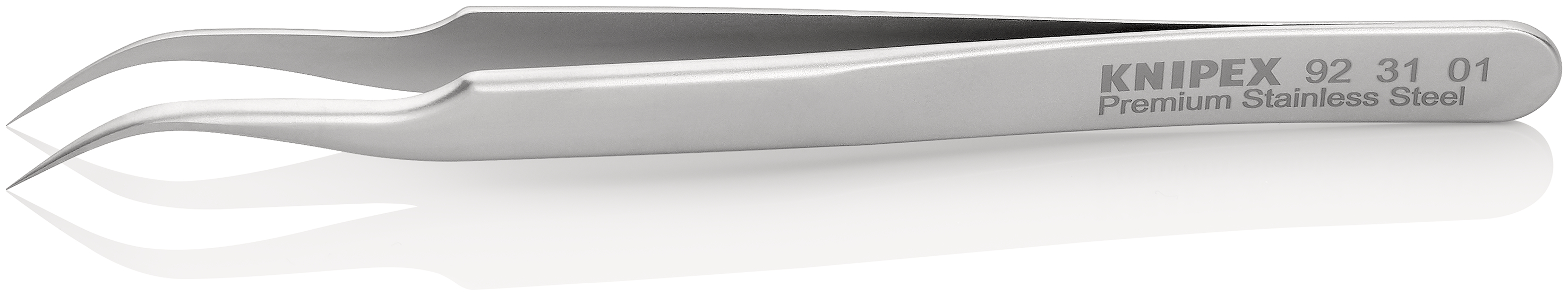 Pinzetta di precisione acciaio inox 92 31 01, isolamento a 1000V