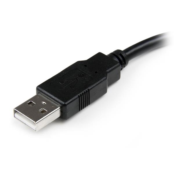 Startech.com USBEXTAA6IN Cavo adattatore USB 2.0 da A ad A da 15 cm - Cavo di estensione USB-A da USB (M) a USB (F) - USB 2.0 M/F - Nero (USBEXTAA6IN)