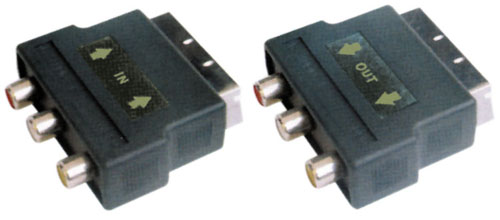 ADATT SCART-3PR.RCA IN