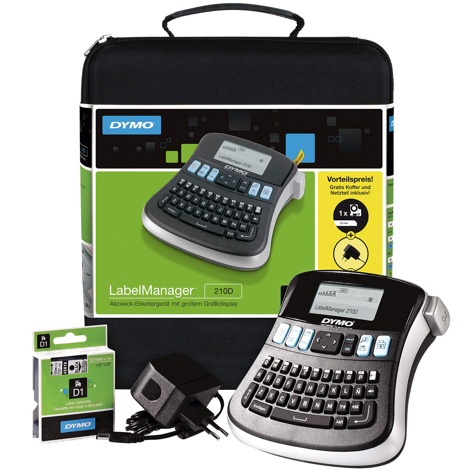 Etichettatrice Dymo Labelmanager 210D - Versione Kit