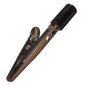 Coccodrillo 55,5mm Con Foro Nero COC/56N-C