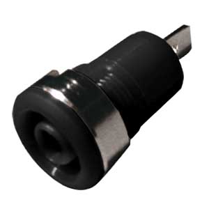 Boccola Isolata Di Sicurezza 4mm Nero BO/501N-I
