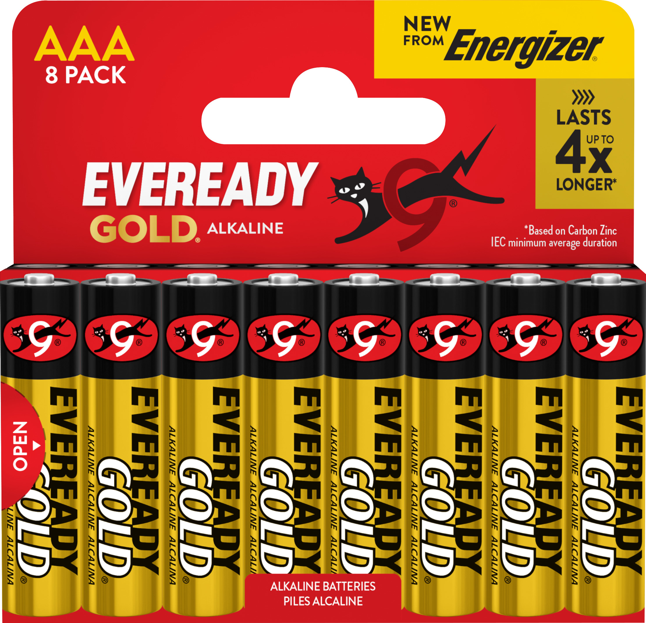 Eveready Gold AAA blister da 8