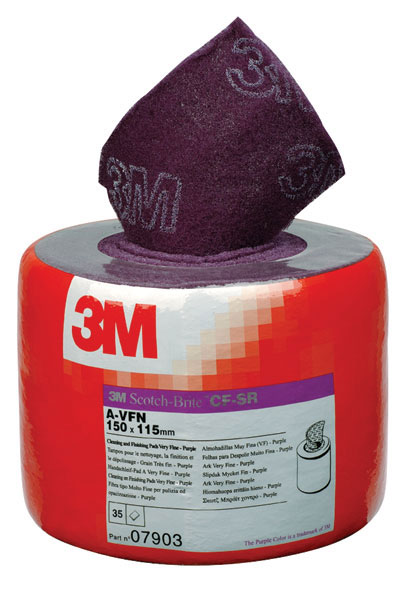 Rotolo Scotch-Brite largo 150mm x 115m molto fine 3M A07903
