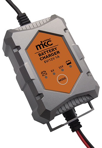 CARICAB. MKC-001P AL PIOMBO 6/12V 1A 230VAC MKC-001P