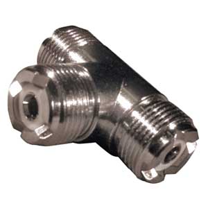 Adattatore UHF Tre Prese A "T" M/593-C