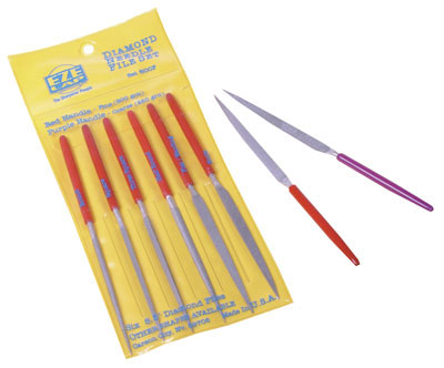 Set di 6 lime diamantate ad ago, grana grossa