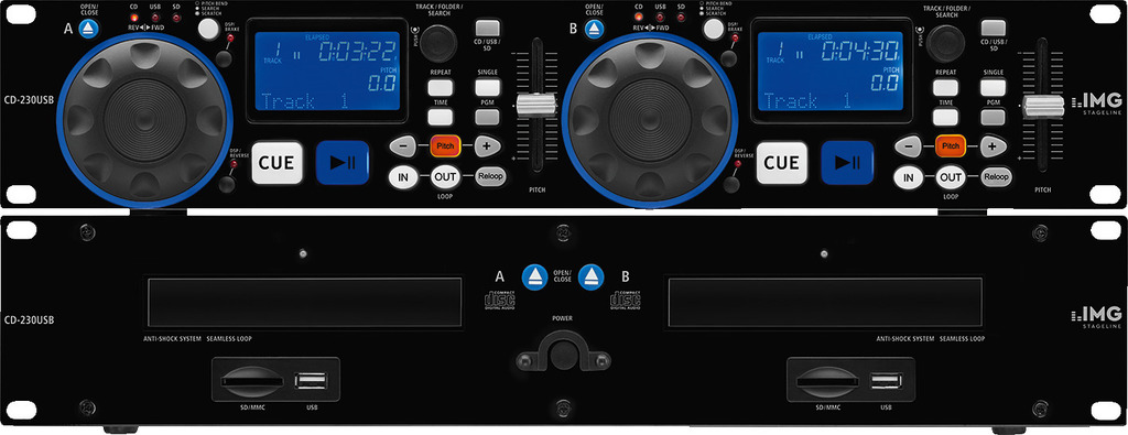 CD-230USB - Lettore CD doppio