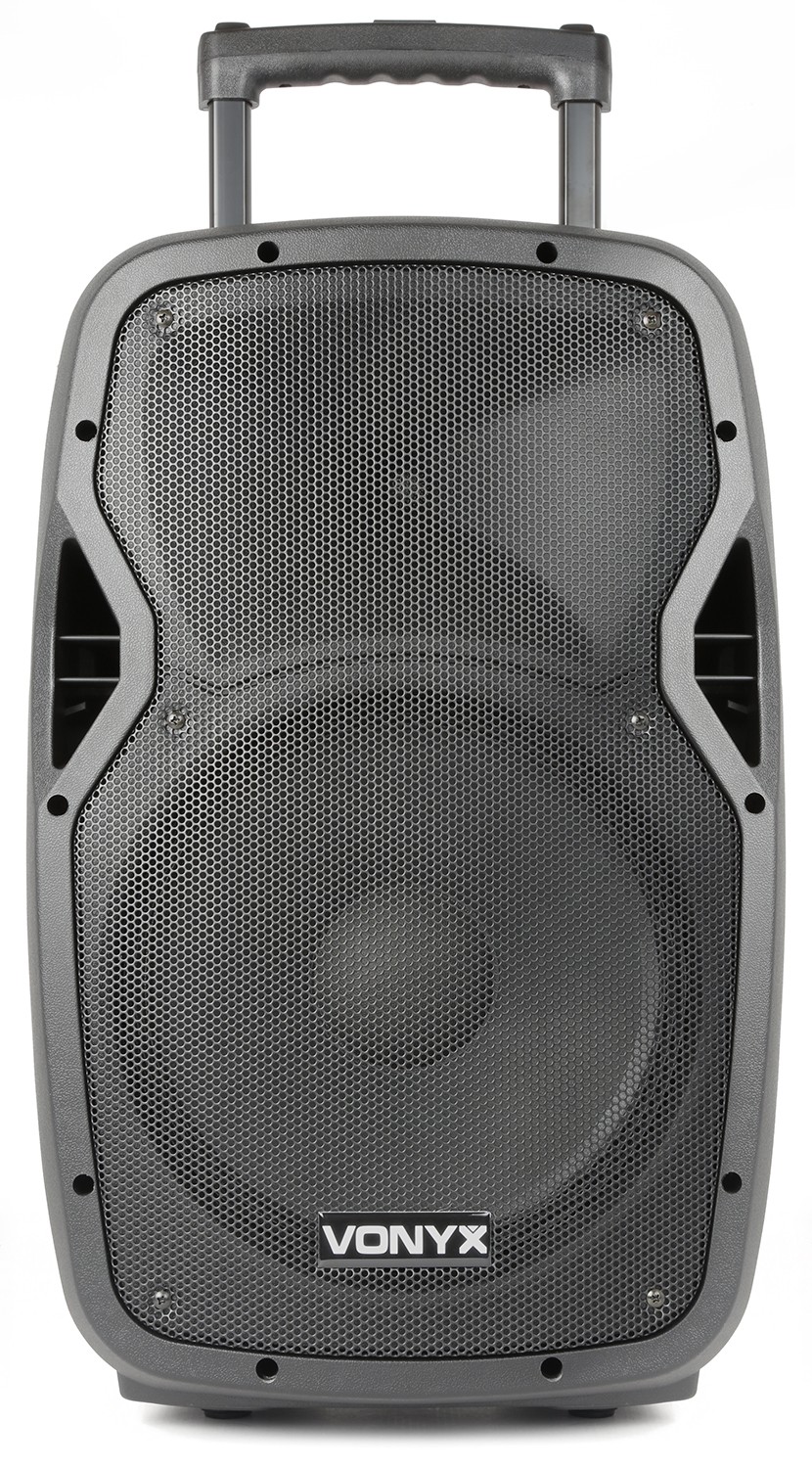 VONYX 550923425 Sistema portatile 12" da 600W  con 2 radiomic. UHF mod. AP1200PA