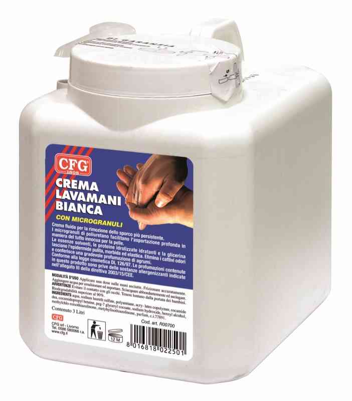 Crema Lavamani Bianca In Tanica Da 3 Lt Con Erogatore R00700 CFG