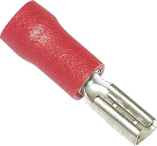 Faston preisolato femmina 2,8mm rosso 100pz 8200011 MKC