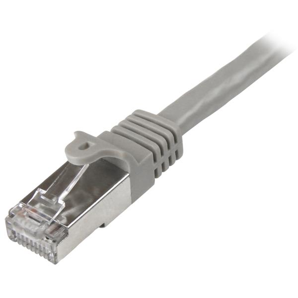 Startech.com N6SPAT3MGR Cavo di rete Cat6 Ethernet Gigabit - Cavo Patch RJ45 SFTP da 3 m - Grigio
