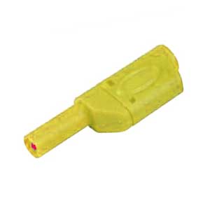 Spina Banana Professionale Di Sicurezza Ø4mm Giallo BA/445G-I