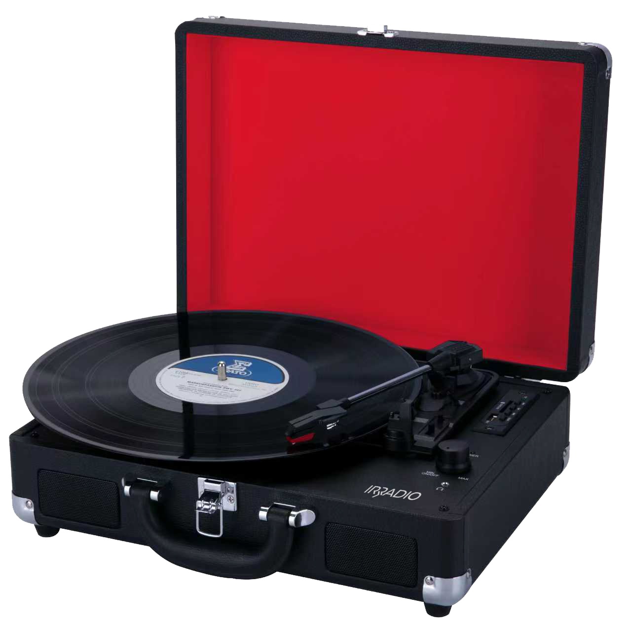 Giradischi IR-RetroCase portatile con 3 velocità