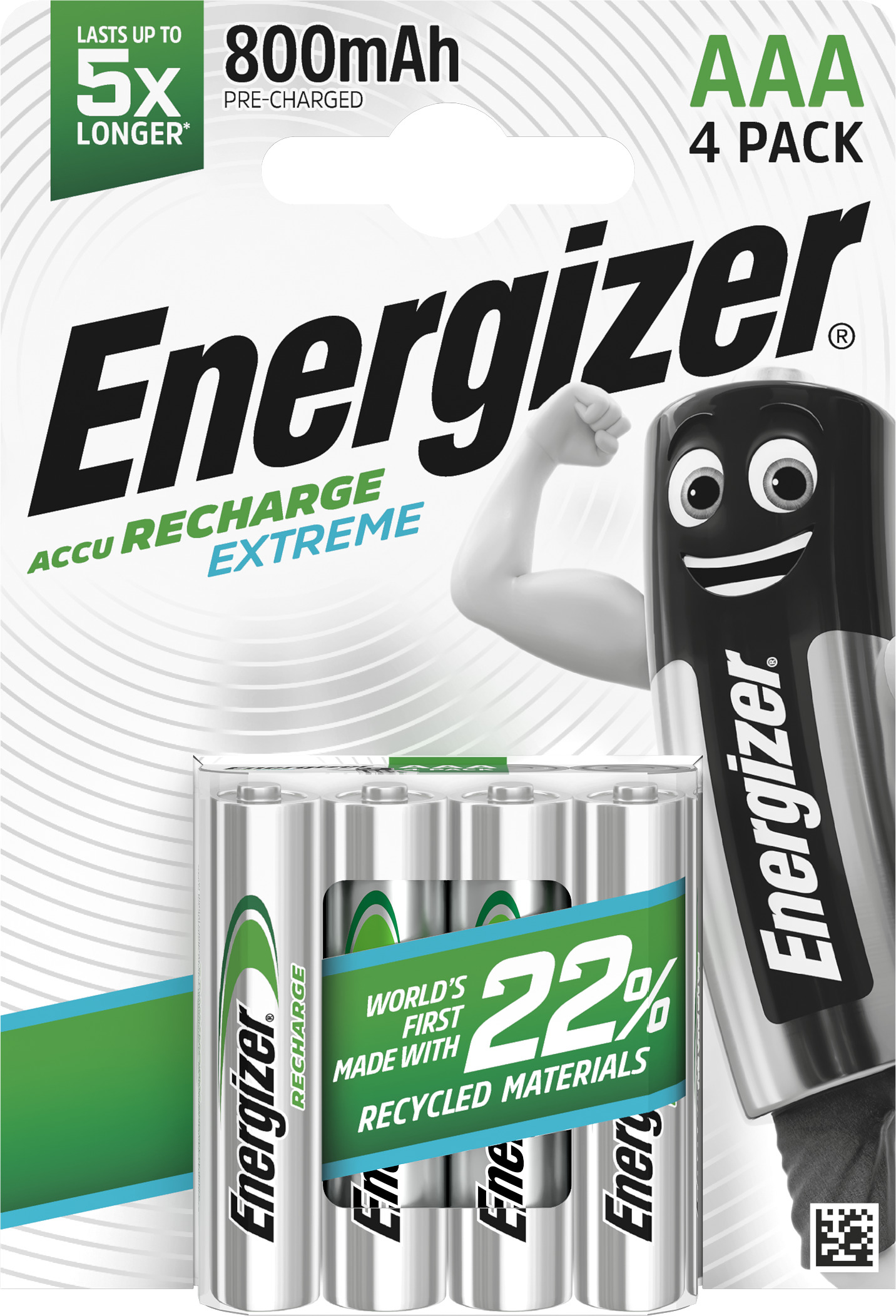 ENERGIZER Extreme Rech AAA blister da 4