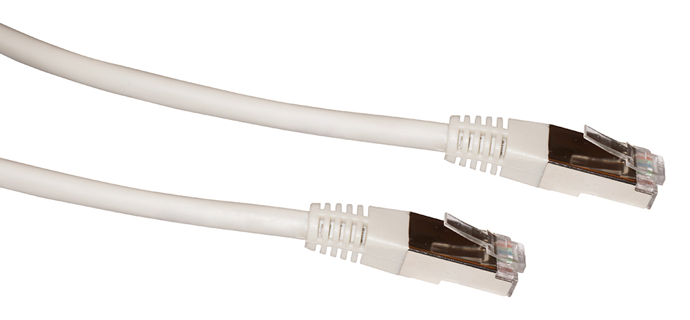MK-6FCA20 - Cavo Patch FTP CAT 6, CCA, 26AWG, guaina in PVC, colore grigio, lunghezza 20 mt.