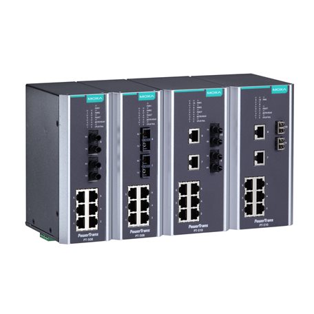 PT DIN-Rail PT-500 8-Port Moxa PT-508-MM-ST-24